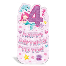 4th Birthday Card