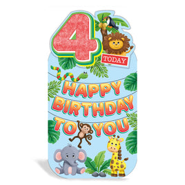 4th Birthday Card