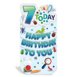 7th Birthday Card