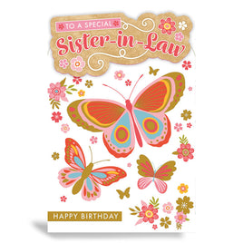 Sister-in-Law Birthday Card