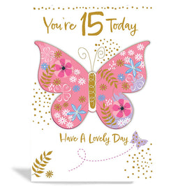 15th Birthday Card