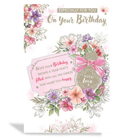 Especially For You Birthday Card - Female