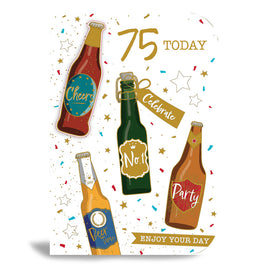 75th Birthday Card