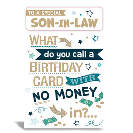 Son-In-Law Birthday Card
