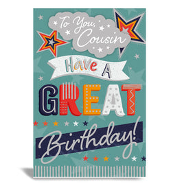 Cousin Birthday Card