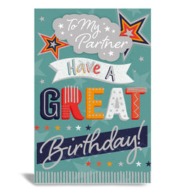 Partner Birthday Card