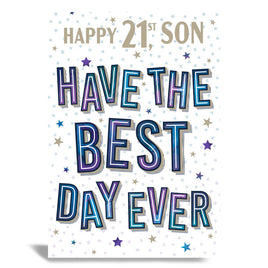 Son 21st Birthday Card