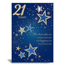 21st Birthday Card
