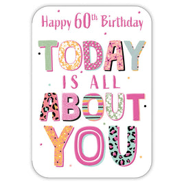 60th Birthday Card